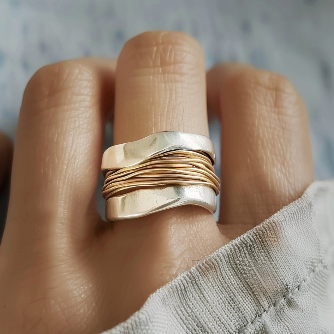 Fleur Lumineuse | Murmure d’Or Bague