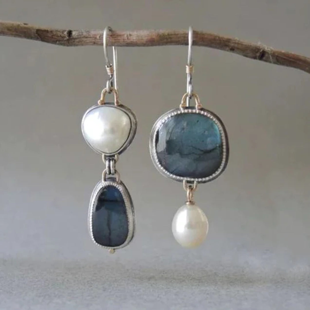 Lumière d’Azur | Murmure d’Émotion Boucles d’Oreilles