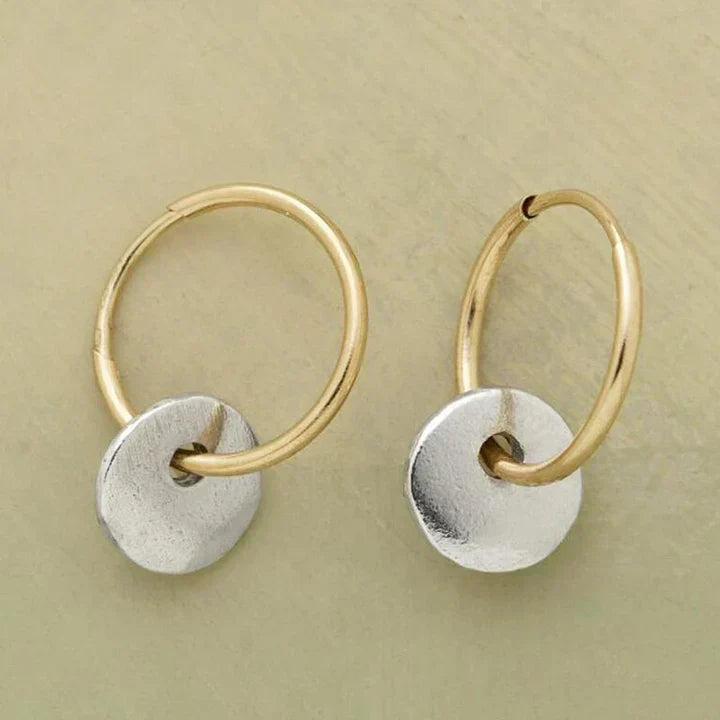 Lune d’Argent | Murmures d’Été Boucles d’Oreilles