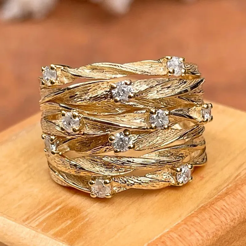 Enchantement d’Or | Murmures d’Amour Bague