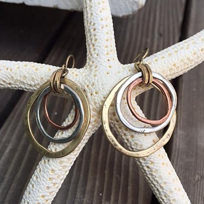 Silhouette Lumineuse | Reflets d’Amour Boucles d’Oreilles