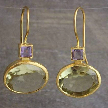 Lumière Verte | Murmure d’Amour Boucles d’Oreilles