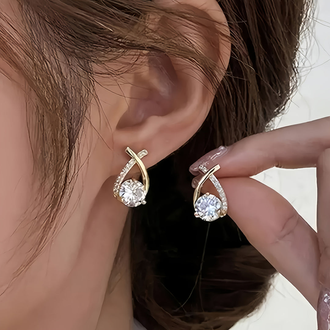 Lumière d’Or | Murmures d’un Rêve Angélique Boucles d’Oreilles
