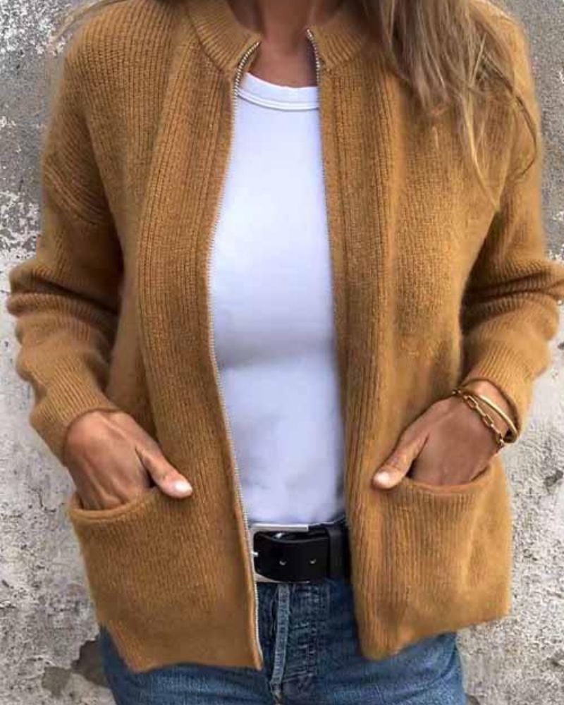 ELLA - Cardigan en maille de coton