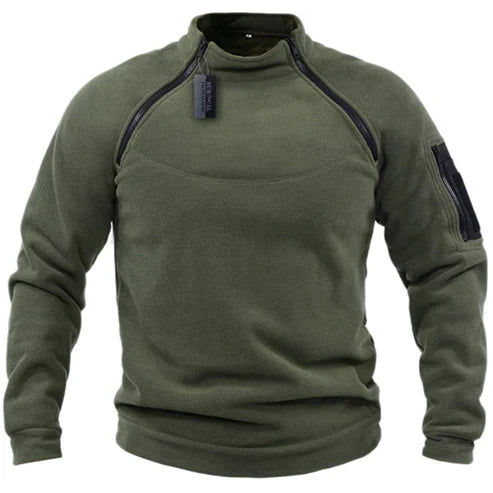 Joris -  Pull polaire style militaire