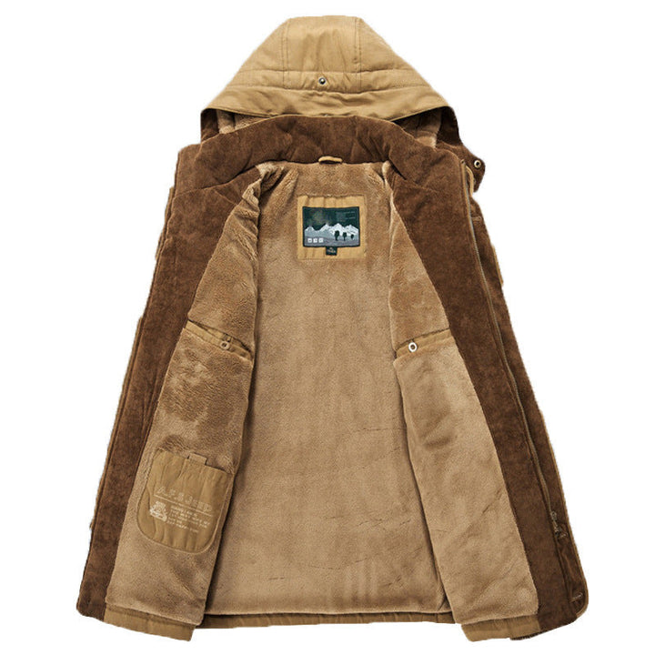 Parka d'hiver thermique pour homme avec plusieurs poches