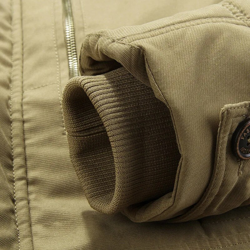 Parka d'hiver thermique pour homme avec plusieurs poches