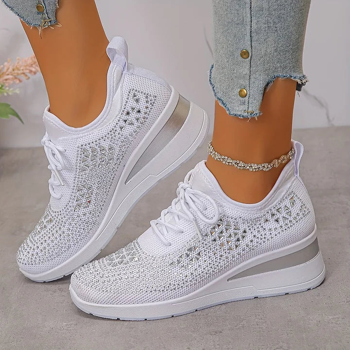 Giselle – Baskets orthopédiques avec des paillettes
