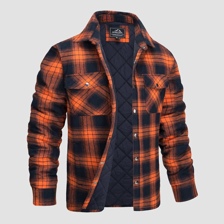 Design polyvalent Blouson aviateur à carreaux