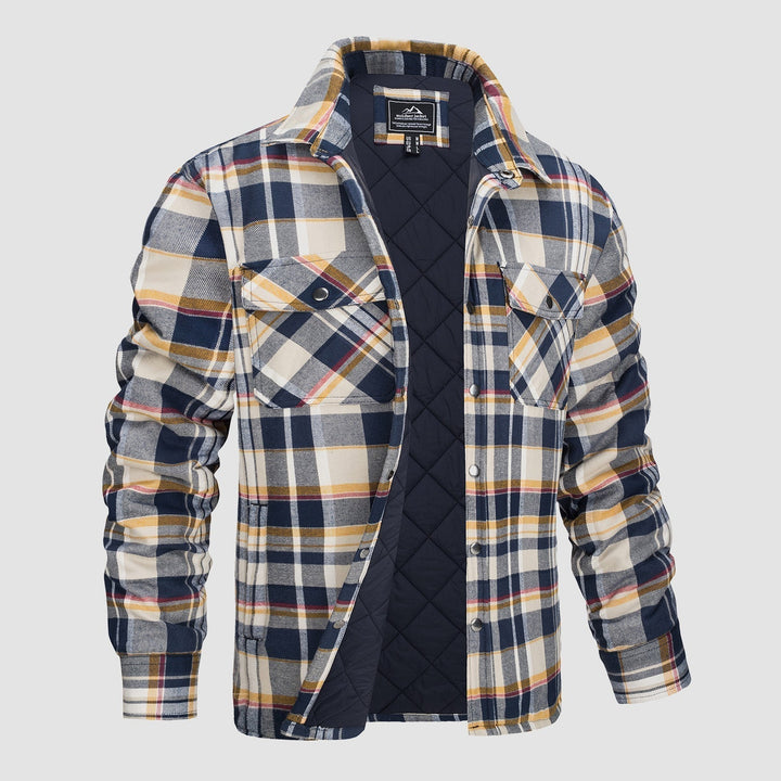 Design polyvalent Blouson aviateur à carreaux