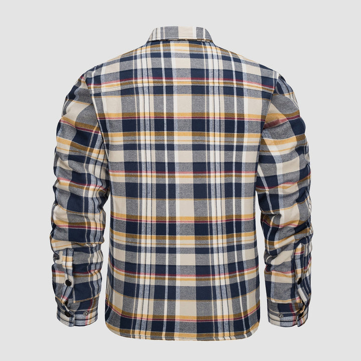Design polyvalent Blouson aviateur à carreaux