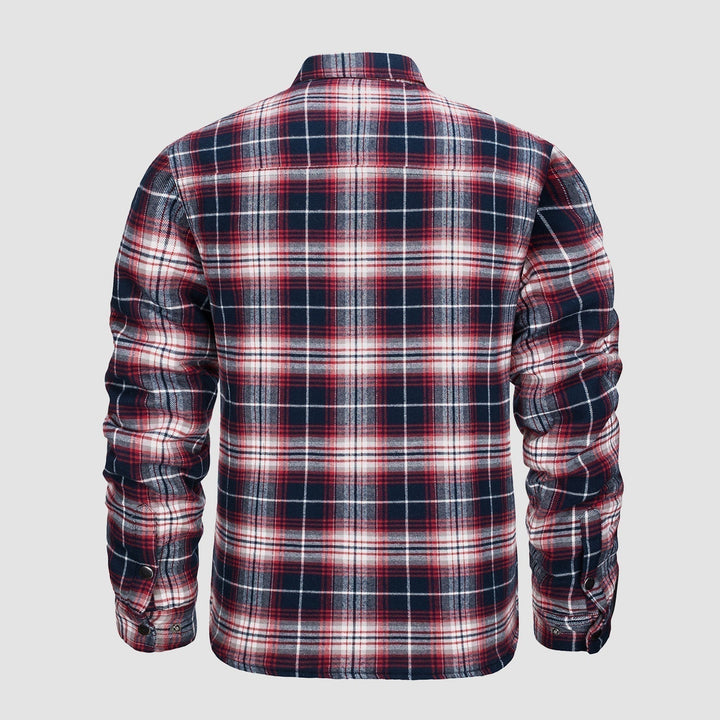 Design polyvalent Blouson aviateur à carreaux