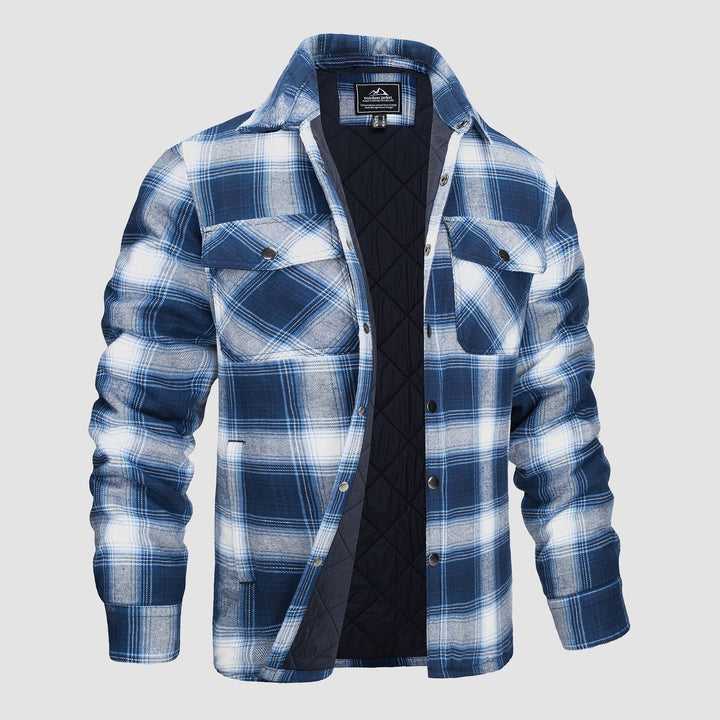 Design polyvalent Blouson aviateur à carreaux