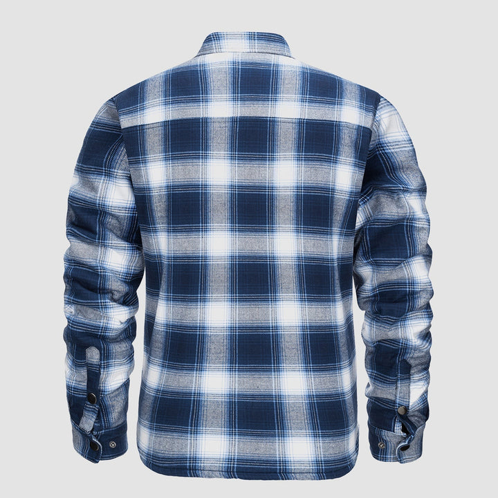 Design polyvalent Blouson aviateur à carreaux
