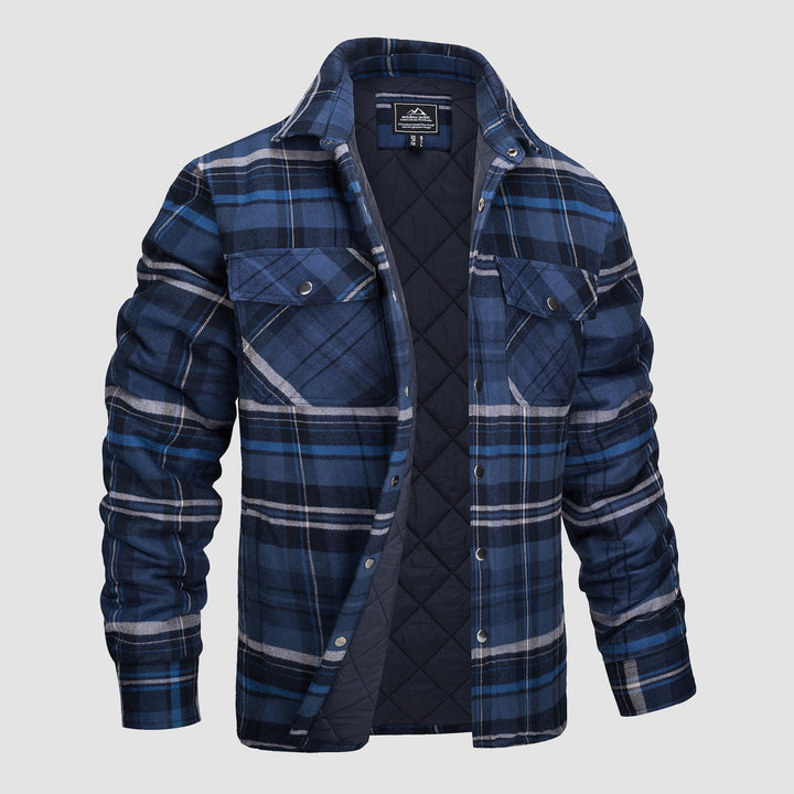 Design polyvalent Blouson aviateur à carreaux