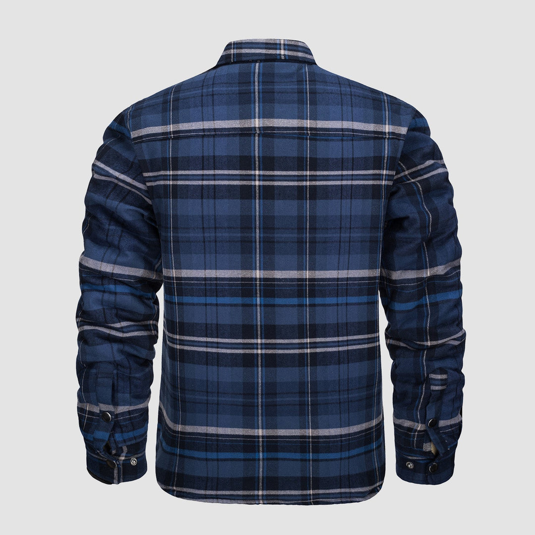 Design polyvalent Blouson aviateur à carreaux