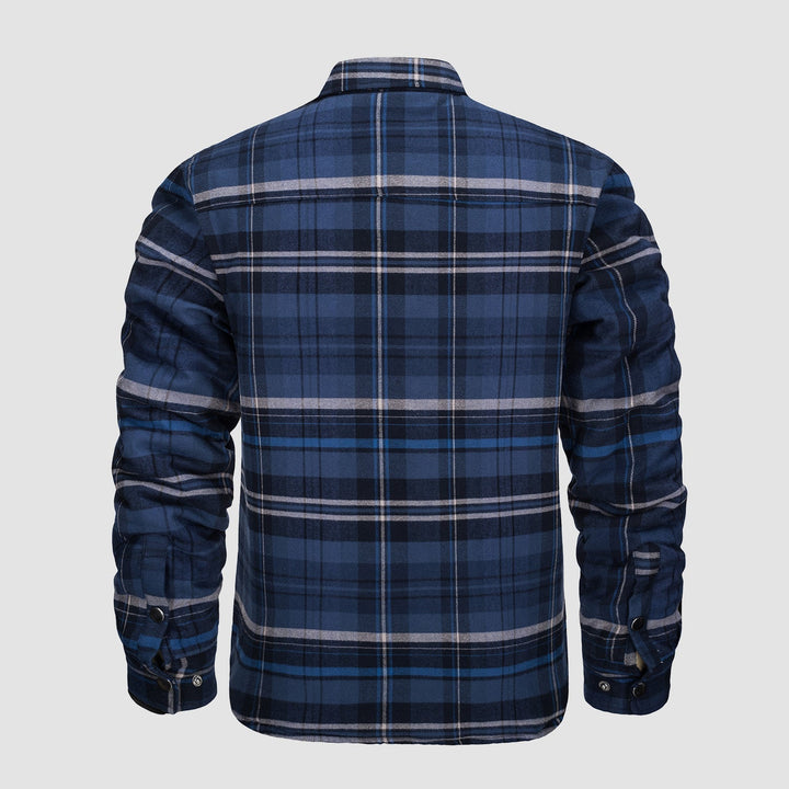 Design polyvalent Blouson aviateur à carreaux