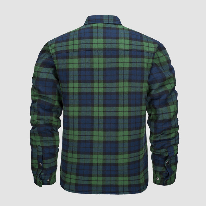 Design polyvalent Blouson aviateur à carreaux