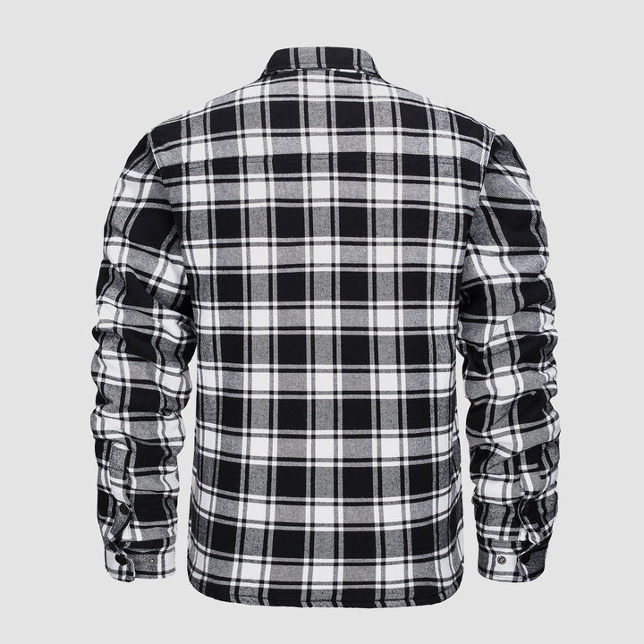 Design polyvalent Blouson aviateur à carreaux