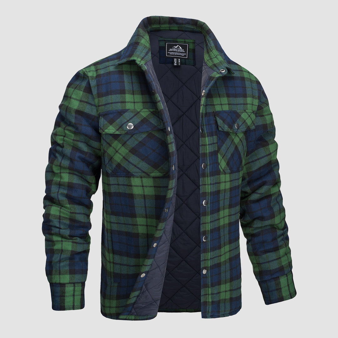 Design polyvalent Blouson aviateur à carreaux