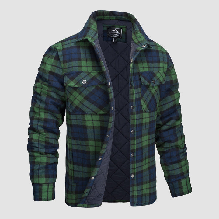 Design polyvalent Blouson aviateur à carreaux