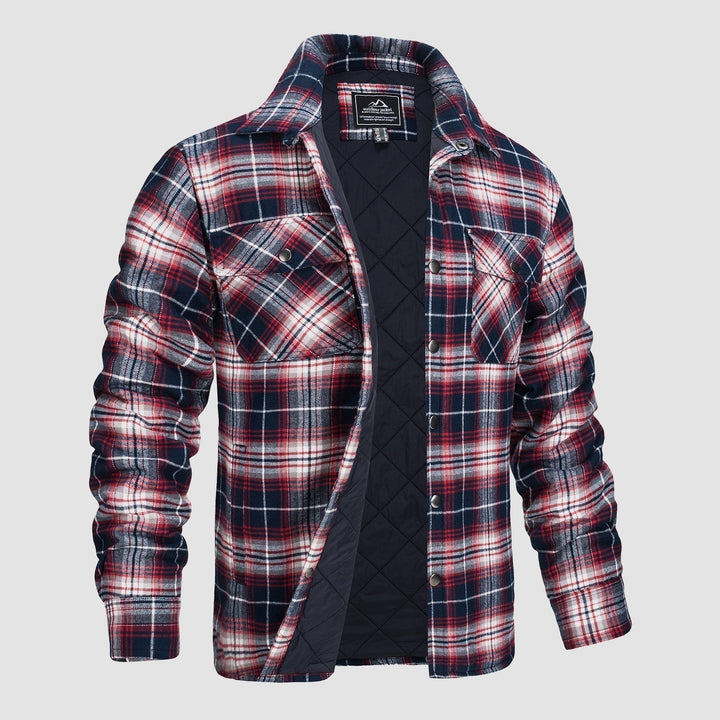 Design polyvalent Blouson aviateur à carreaux