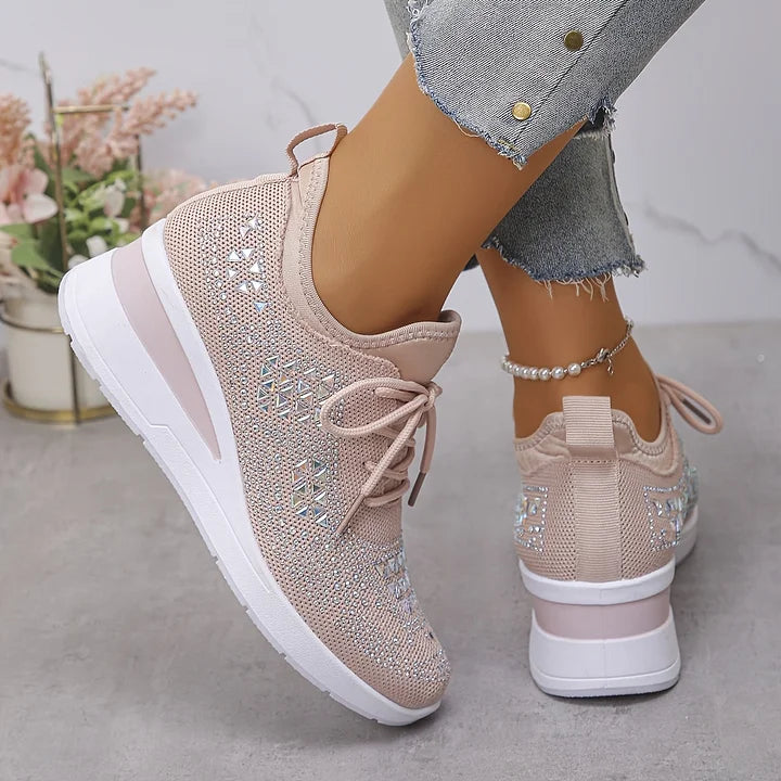 Giselle – Baskets orthopédiques avec des paillettes