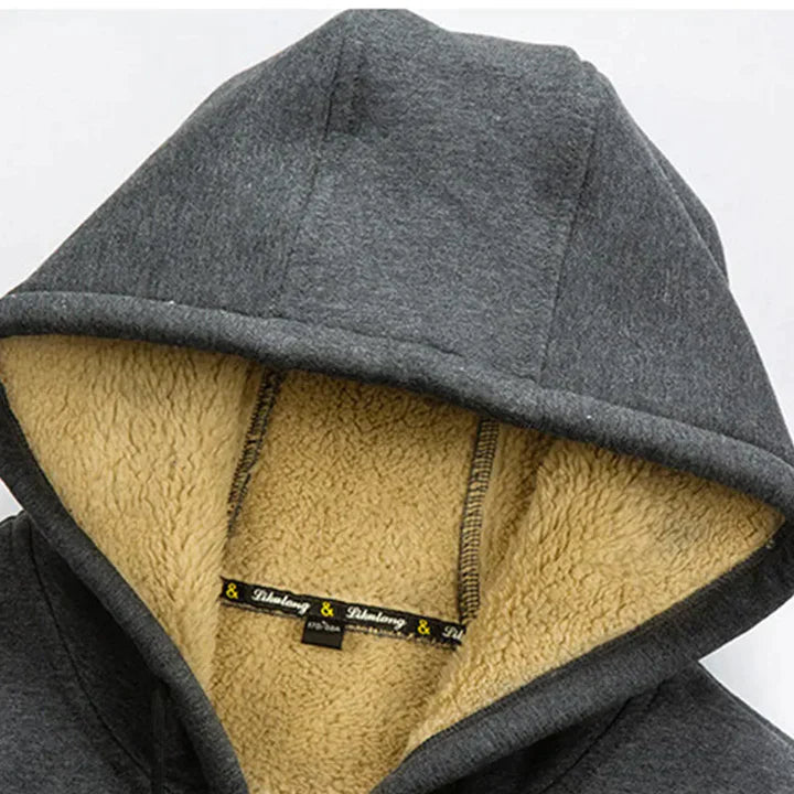 Gilbert - Veste d'hiver pour homme avec capuche et fourrure polaire