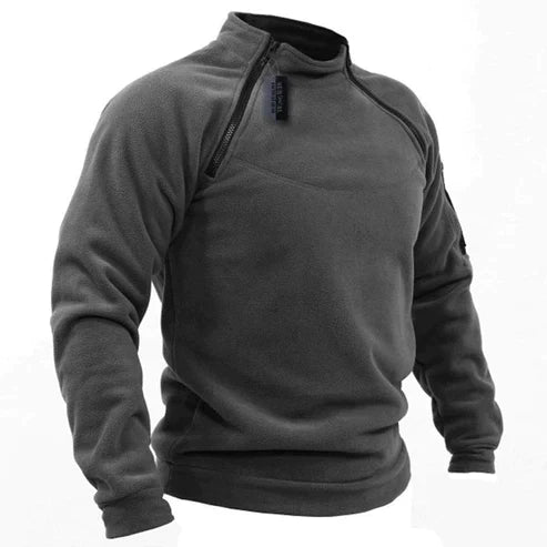 Joris -  Pull polaire style militaire