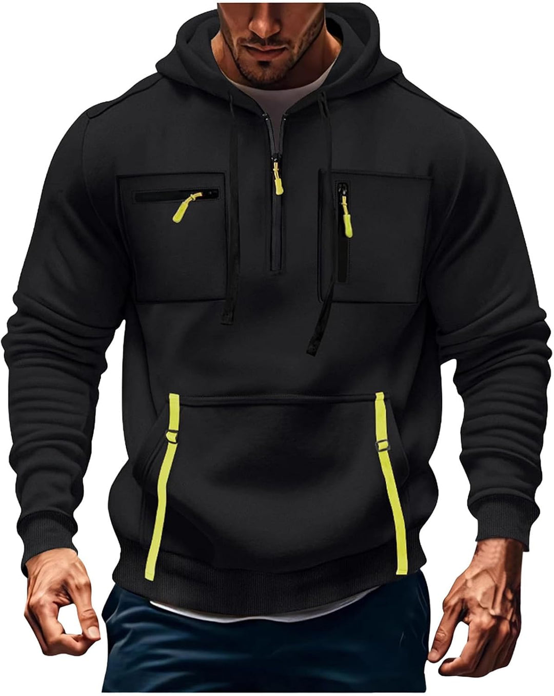 Jules- Veste à Capuche Homme Zippée d’Hiver
