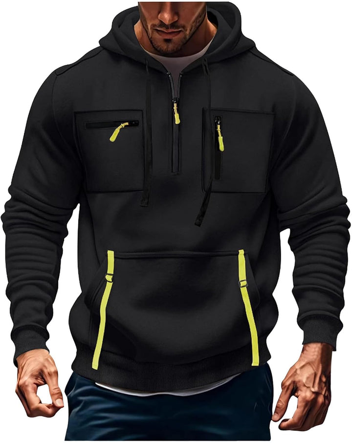 Jules- Veste à Capuche Homme Zippée d’Hiver