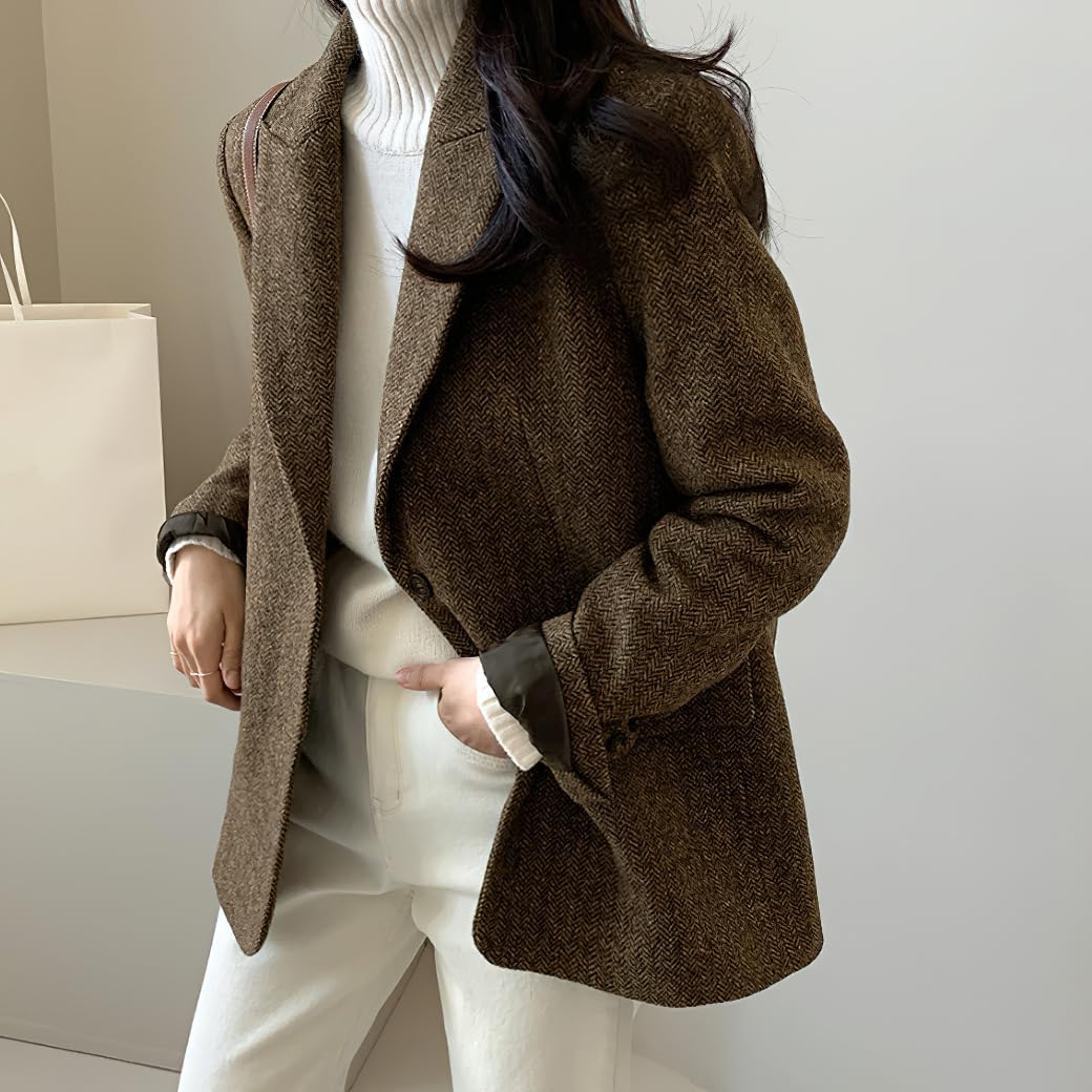 Colette- Blazer Femme Automne-Hiver Décontracté Chic