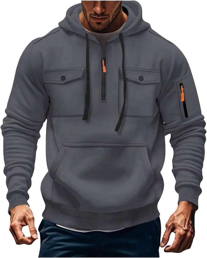 Jules- Veste à Capuche Homme Zippée d’Hiver