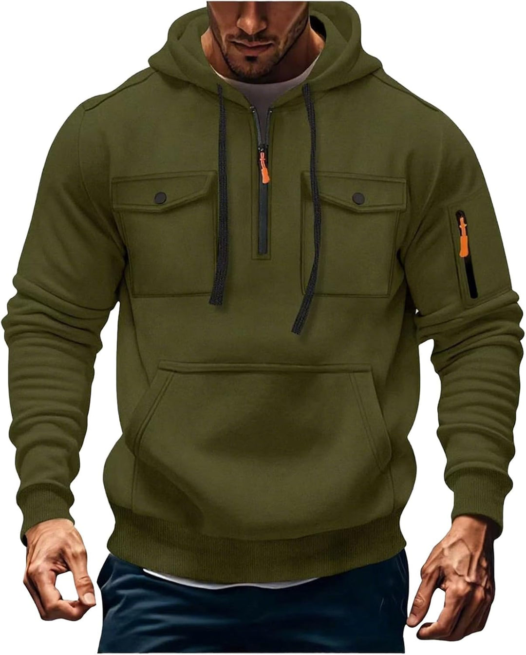 Jules- Veste à Capuche Homme Zippée d’Hiver