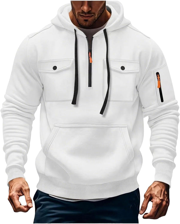 Jules- Veste à Capuche Homme Zippée d’Hiver