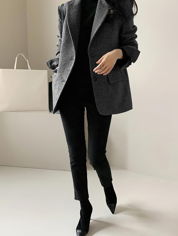 Colette- Blazer Femme Automne-Hiver Décontracté Chic