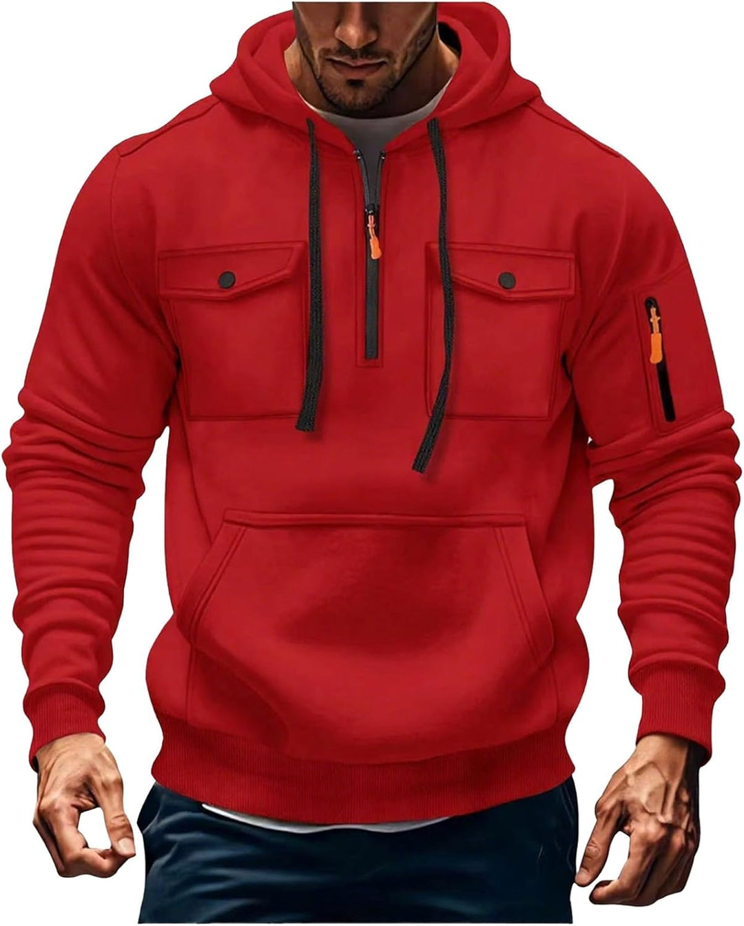 Jules- Veste à Capuche Homme Zippée d’Hiver