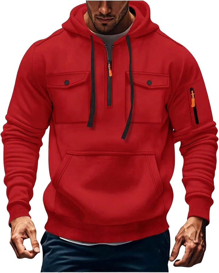 Jules- Veste à Capuche Homme Zippée d’Hiver