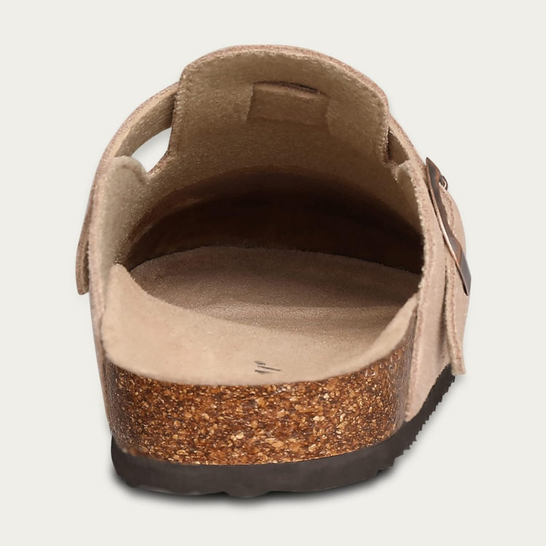 Alicia- Mules en daim pour femmes