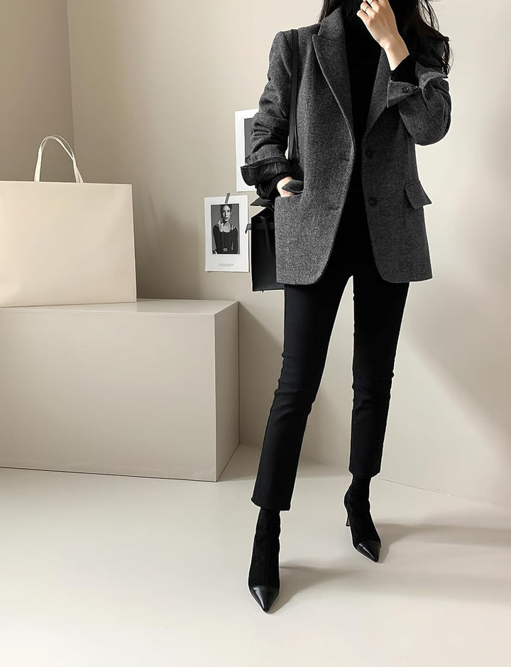 Colette- Blazer Femme Automne-Hiver Décontracté Chic