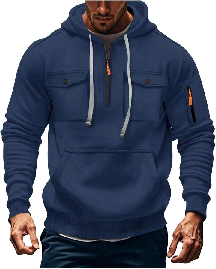 Jules- Veste à Capuche Homme Zippée d’Hiver