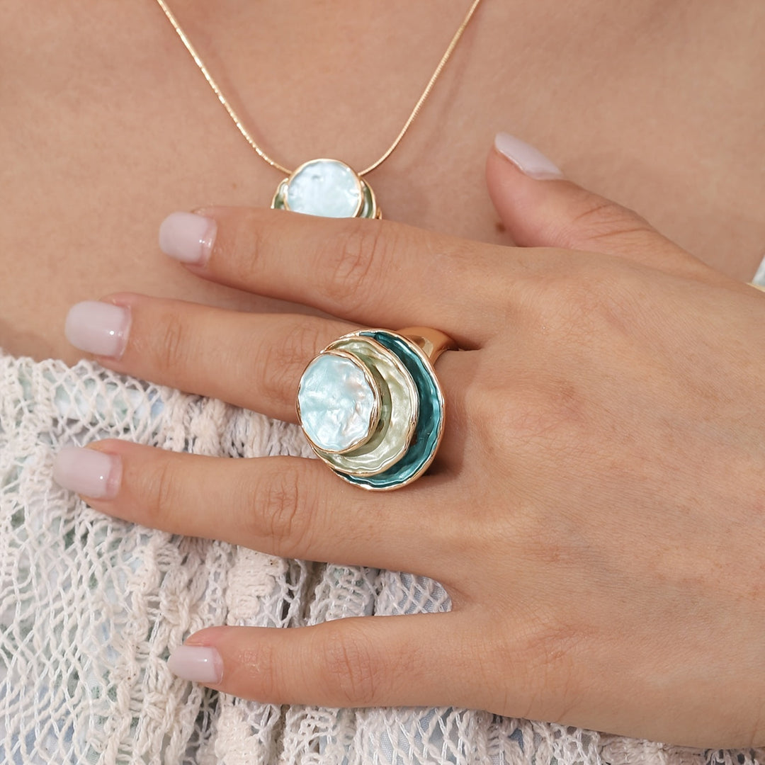 Lune Vivante | Danse de Couleur Bague
