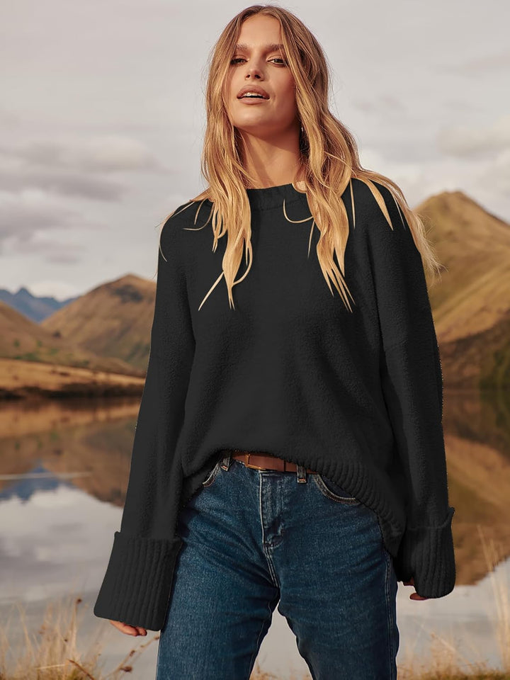 Evie- Pull oversize automne-hiver en maille