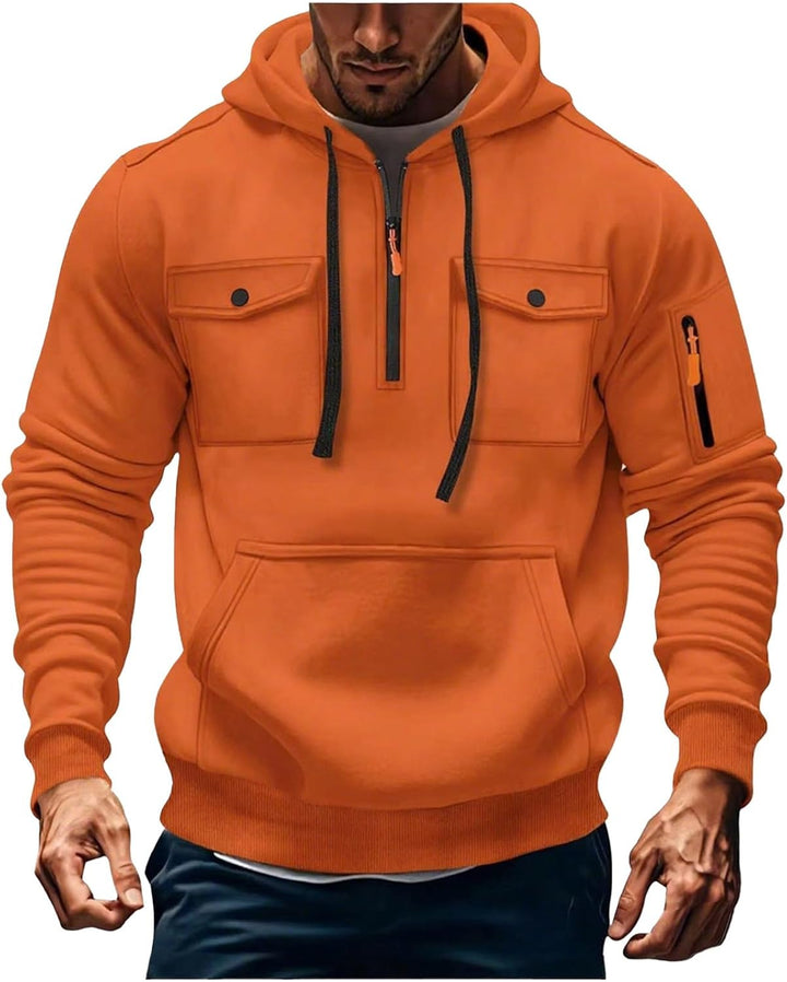 Jules- Veste à Capuche Homme Zippée d’Hiver