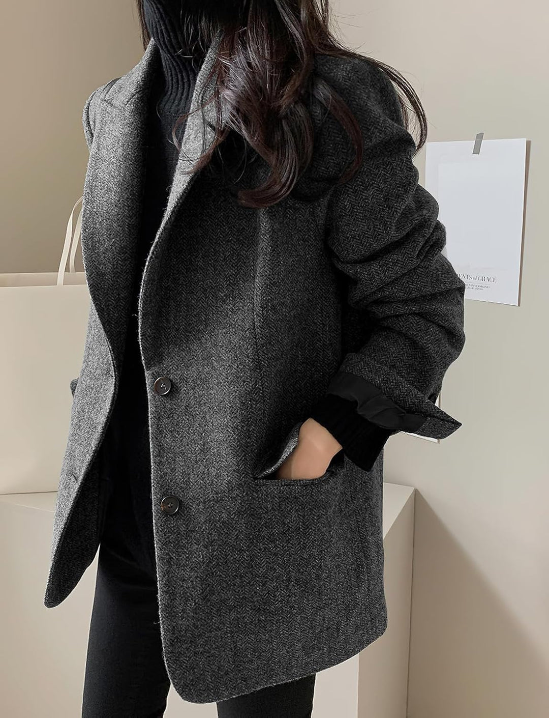 Colette- Blazer Femme Automne-Hiver Décontracté Chic