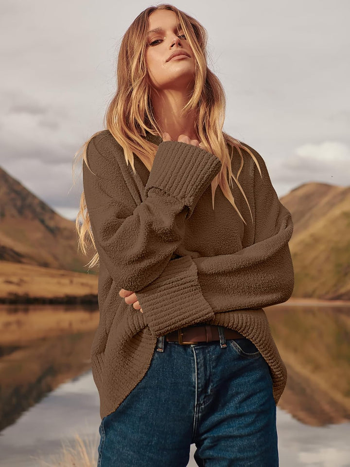 Evie- Pull oversize automne-hiver en maille
