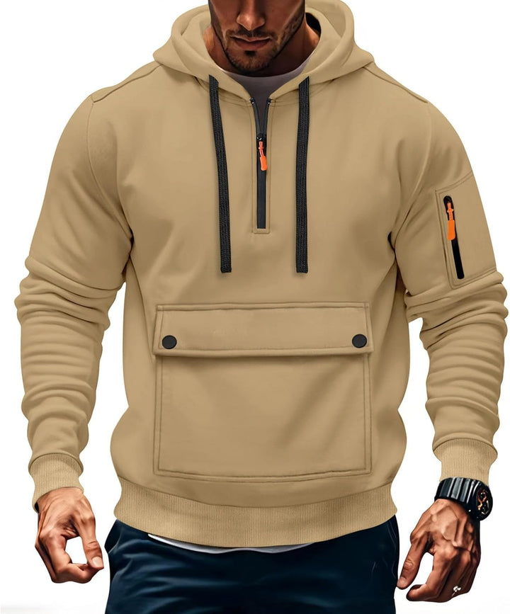 Jules- Veste à Capuche Homme Zippée d’Hiver