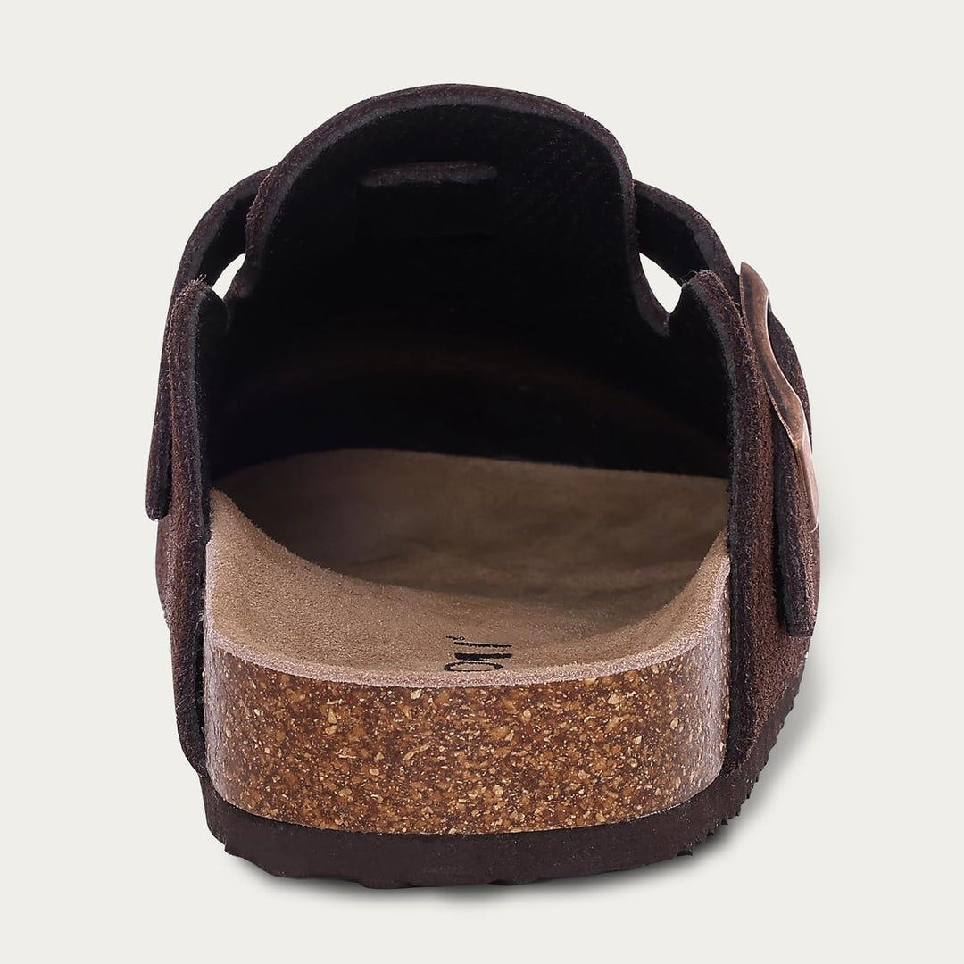 Alicia- Mules en daim pour femmes