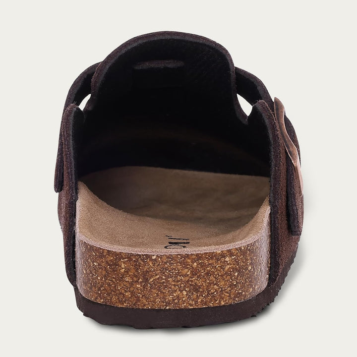 Alicia- Mules en daim pour femmes