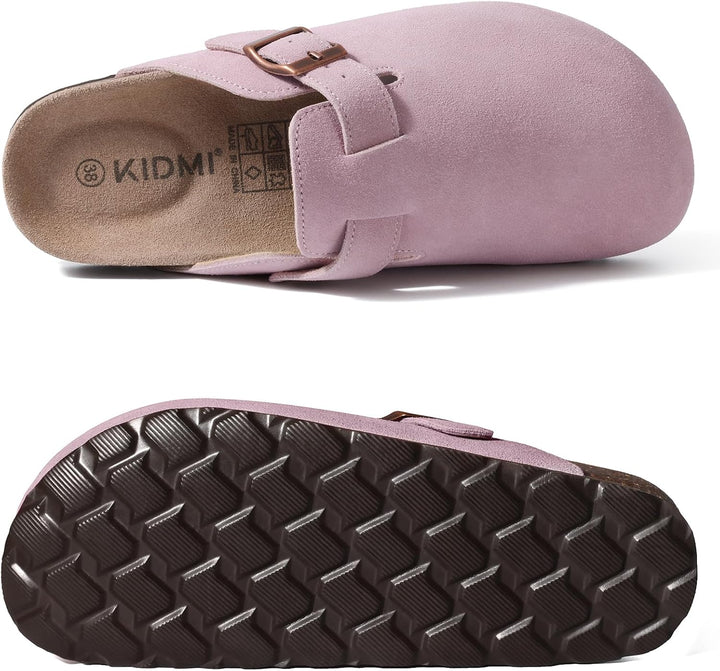 Alicia- Mules en daim pour femmes